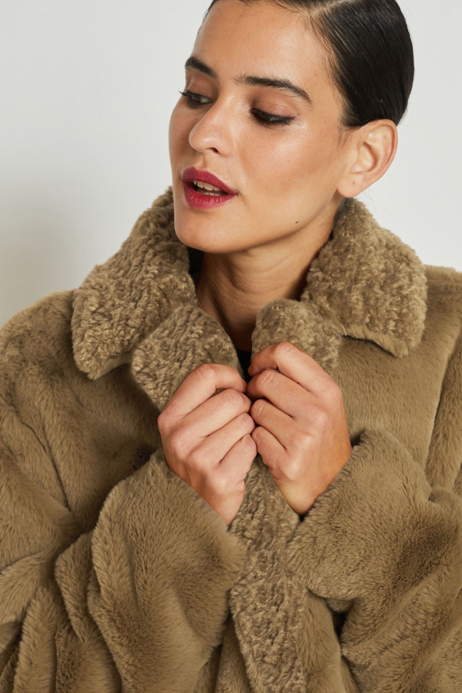 Next green fur coat deals