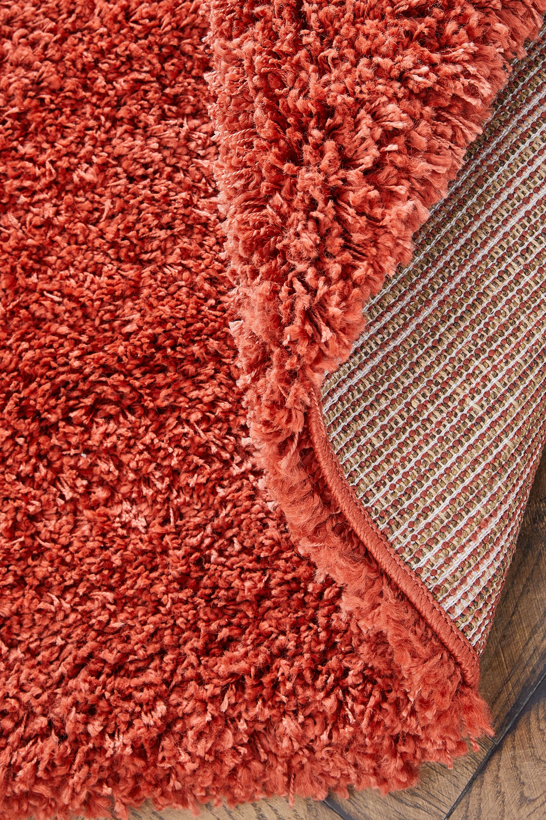 Buy Rust Red Premium Cosy Shaggy Rug from the Next UK online shop