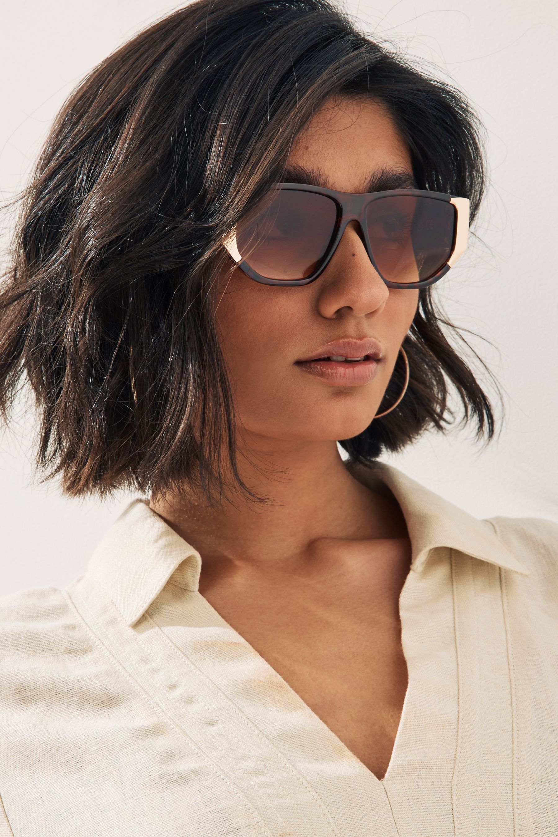Flat brow sunglasses shop