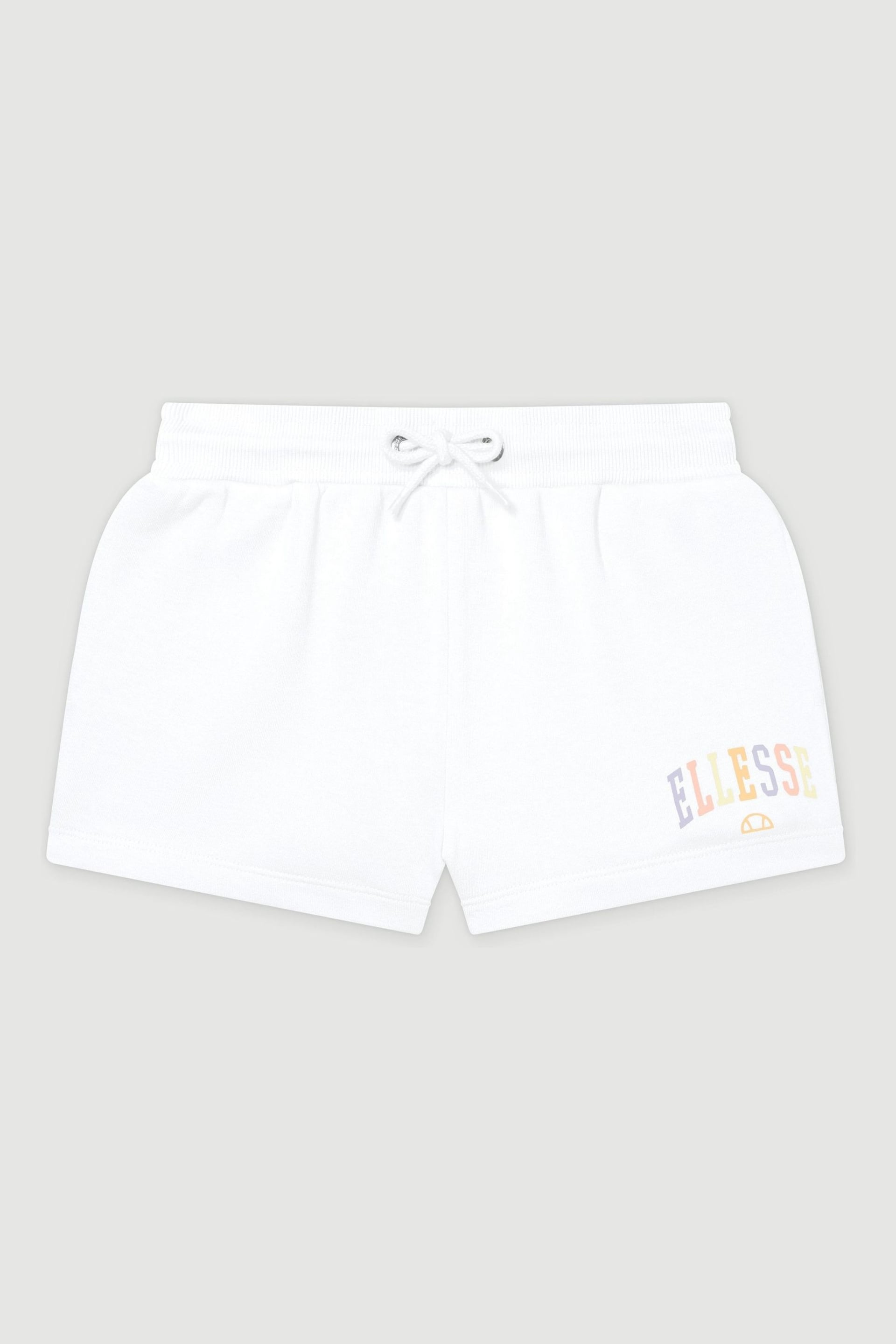 Ellesse Vicenzo White Shorts - Image 1 of 4