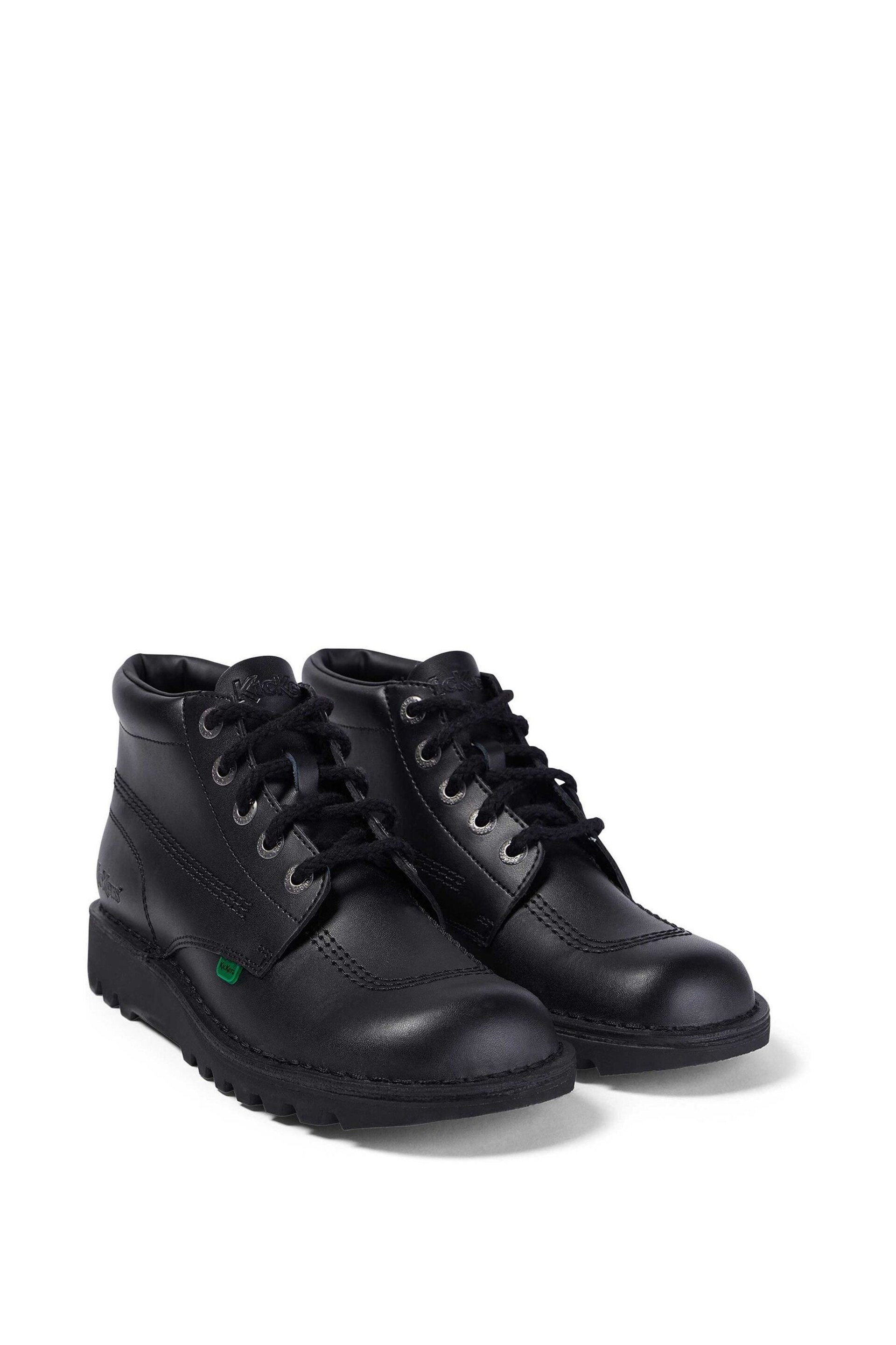 Kickers® Black Kick Hi Shoe - Image 7 of 10