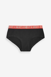 Black Bright Waistband Hipster 10 Pack (2-16yrs) - Image 5 of 12