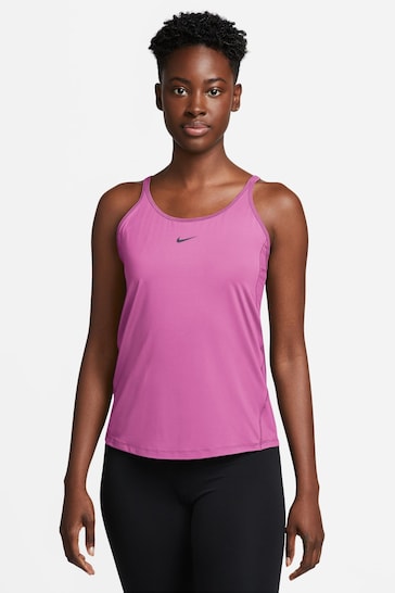 Nike Bright Pink One Classic Dri-FIT Vest Top