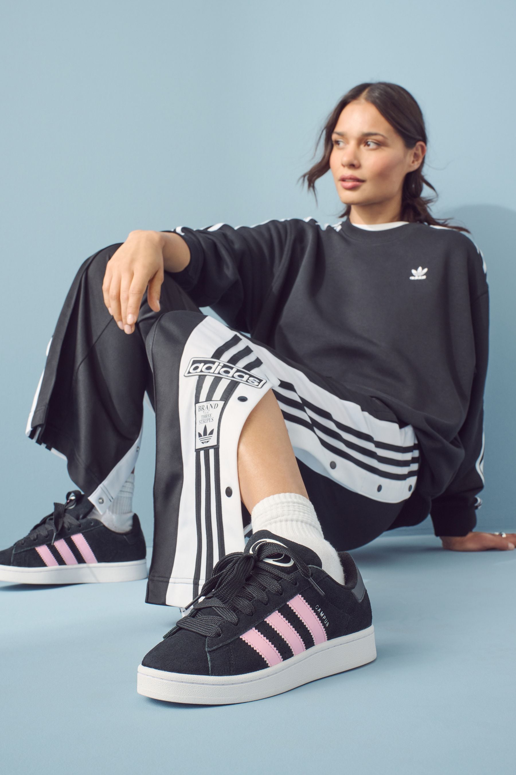 Buy adidas Originals Black Pink Campus 00s Trainers from Next Lithuania