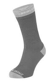 Sealskinz Wiveton Waterproof Warm Weather Mid Length Black Socks - Image 1 of 2