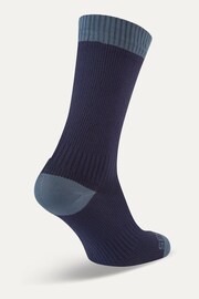 Sealskinz Wiveton Waterproof Warm Weather Mid Length Black Socks - Image 2 of 2