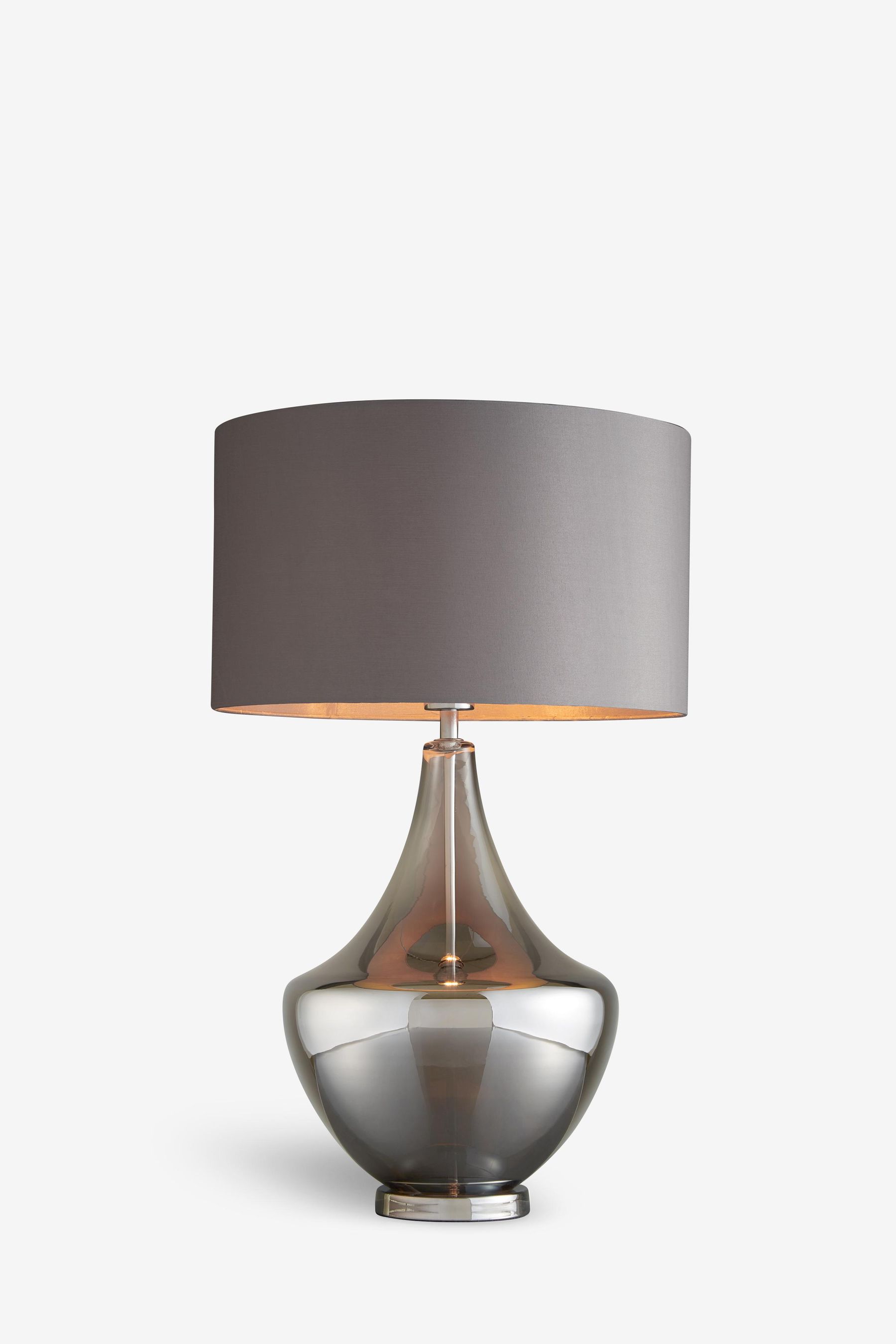 Grey lamp next store