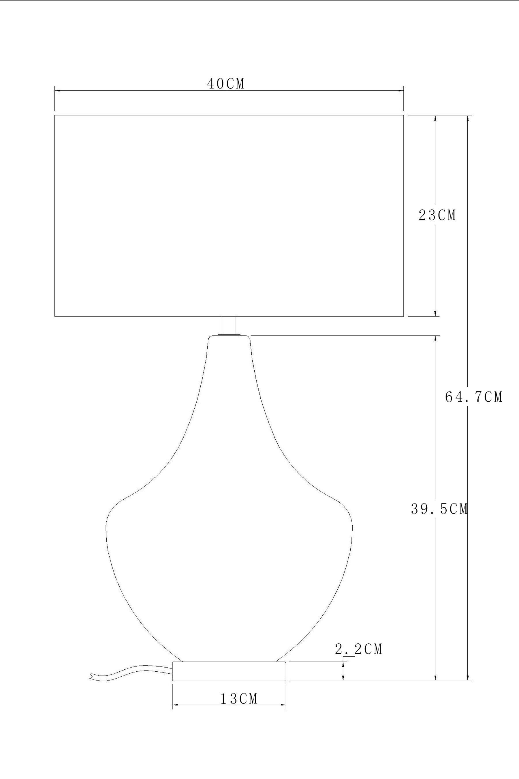 Next blake table lamp top