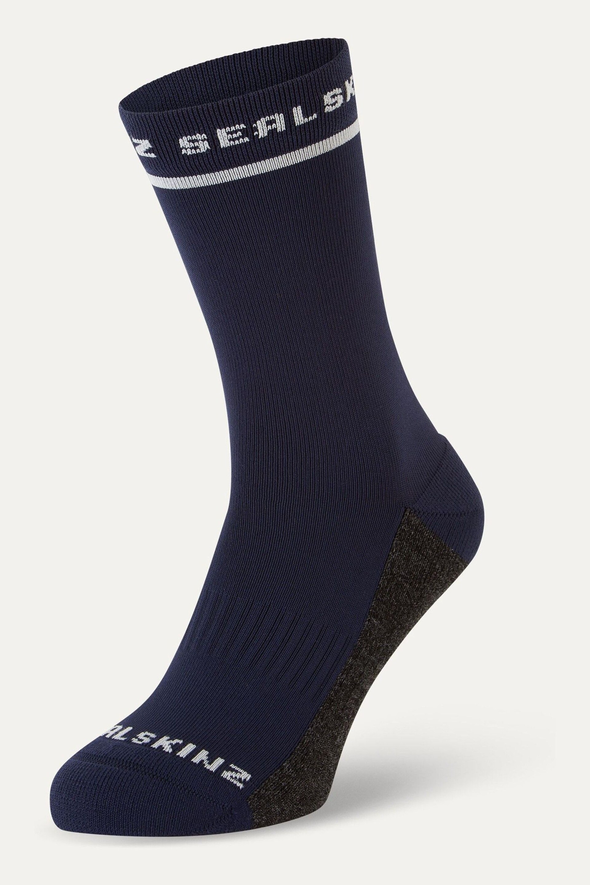 Sealskinz Scoulton Waterproof Warm Weather Mid Length Socks With Hydrostop - Image 1 of 2