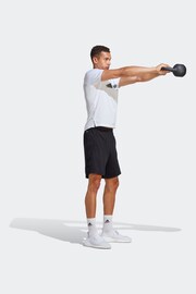 adidas Black Train Essentials All Set Training Shorts - Image 3 of 5