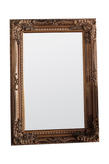 Gallery Home Gold Carved Louis Mirror