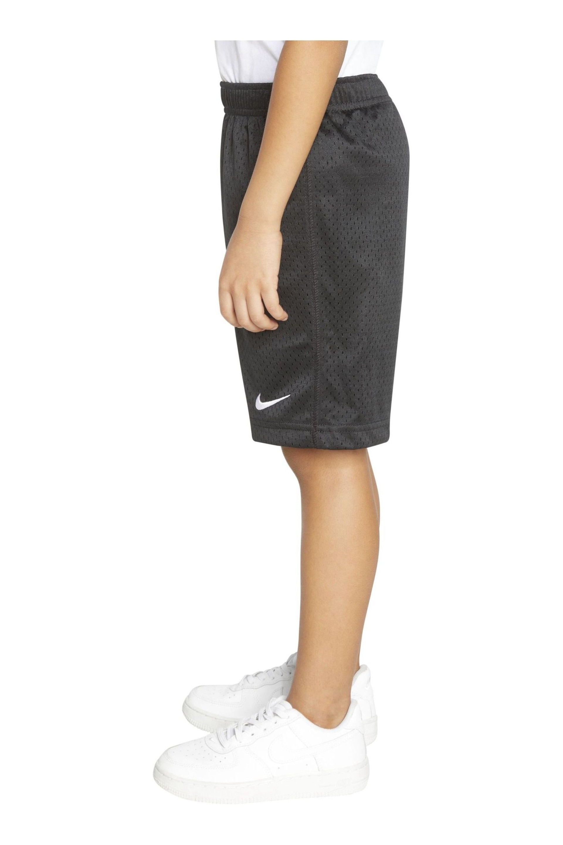 Nike Black Mesh Little Kids Shorts - Image 3 of 6