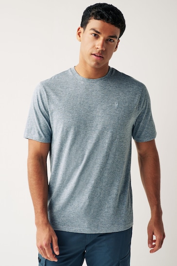 Denim Blue Single Stag Marl T-Shirt