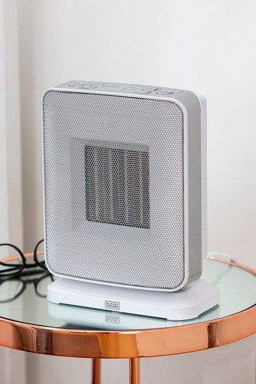 Buy Black u0026 Decker Silver Digital PTC Fan Heater from the Next UK online  shop