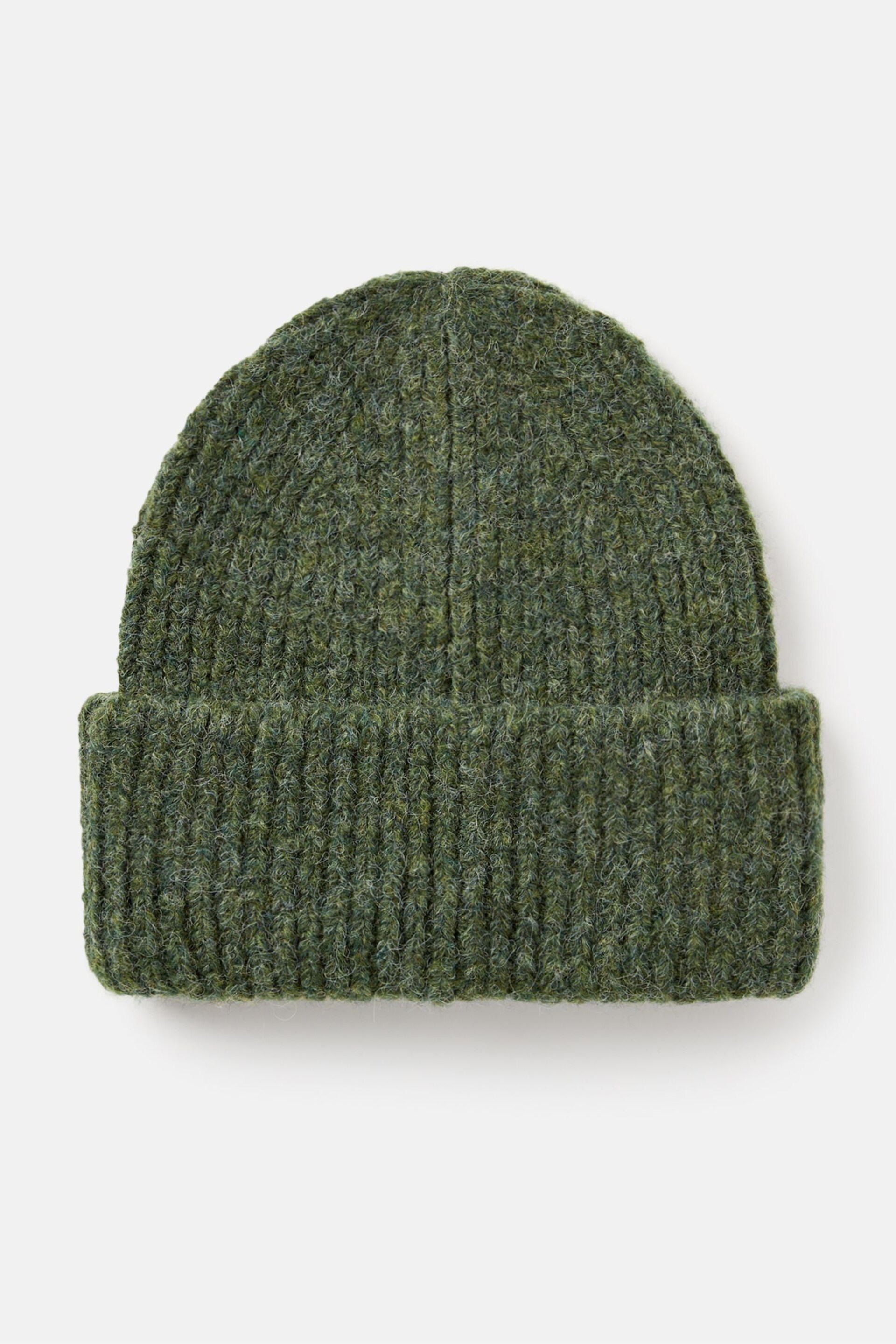 Joules Eloise Green Oversized Knitted Beanie Hat - Image 5 of 6