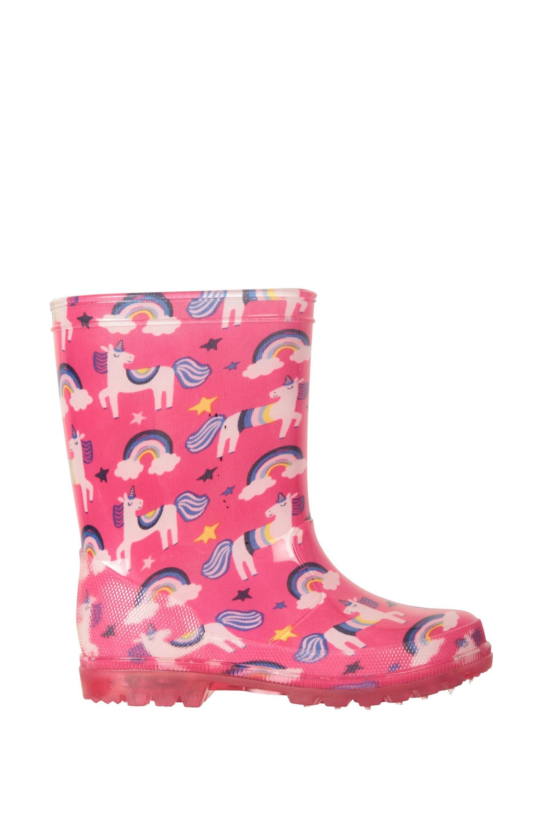 Buy Mountain Warehouse Pink Kids Splash Light Up Waterproof Wellies from the Next UK online shop