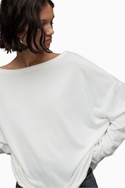 AllSaints White Off The Shoulder Rita Top - Image 4 of 5