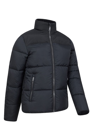 Mountain Warehouse Black Kids Voltage Water-resistant Padded Jacket