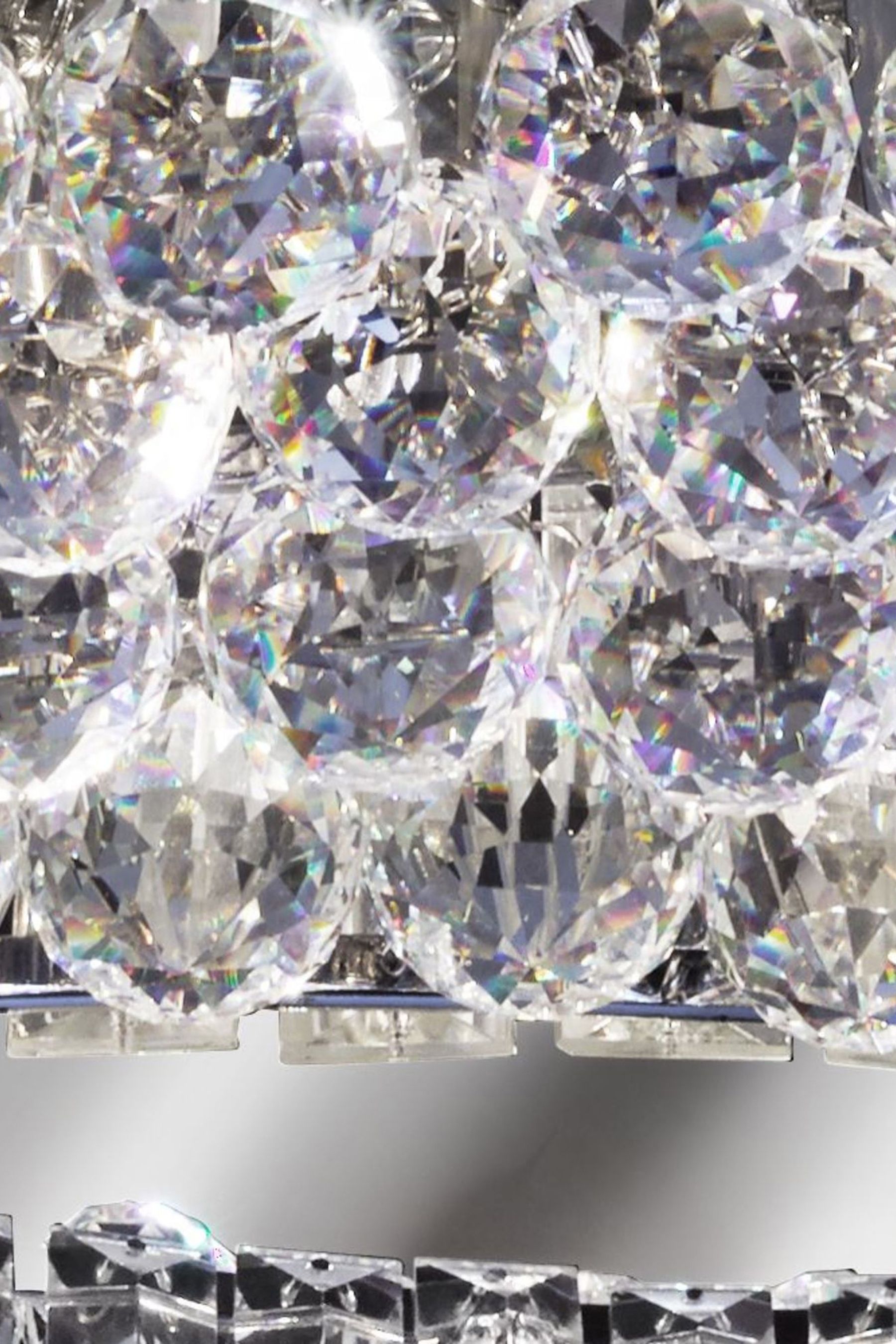 Crushed diamond top ceiling light
