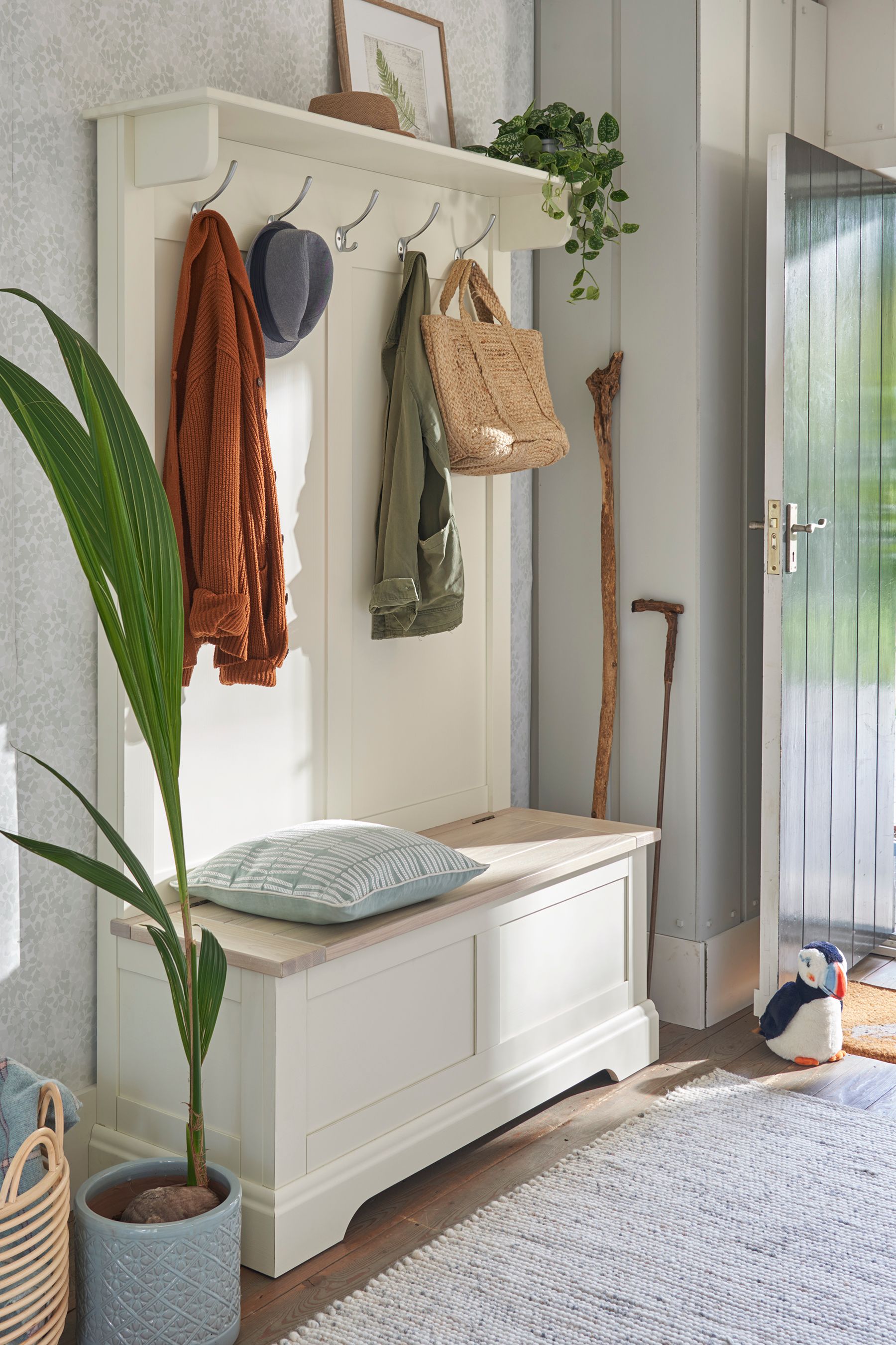 White coat rack bench new arrivals
