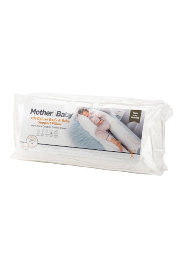 Mother&Baby White 12ft Body Support Pillow