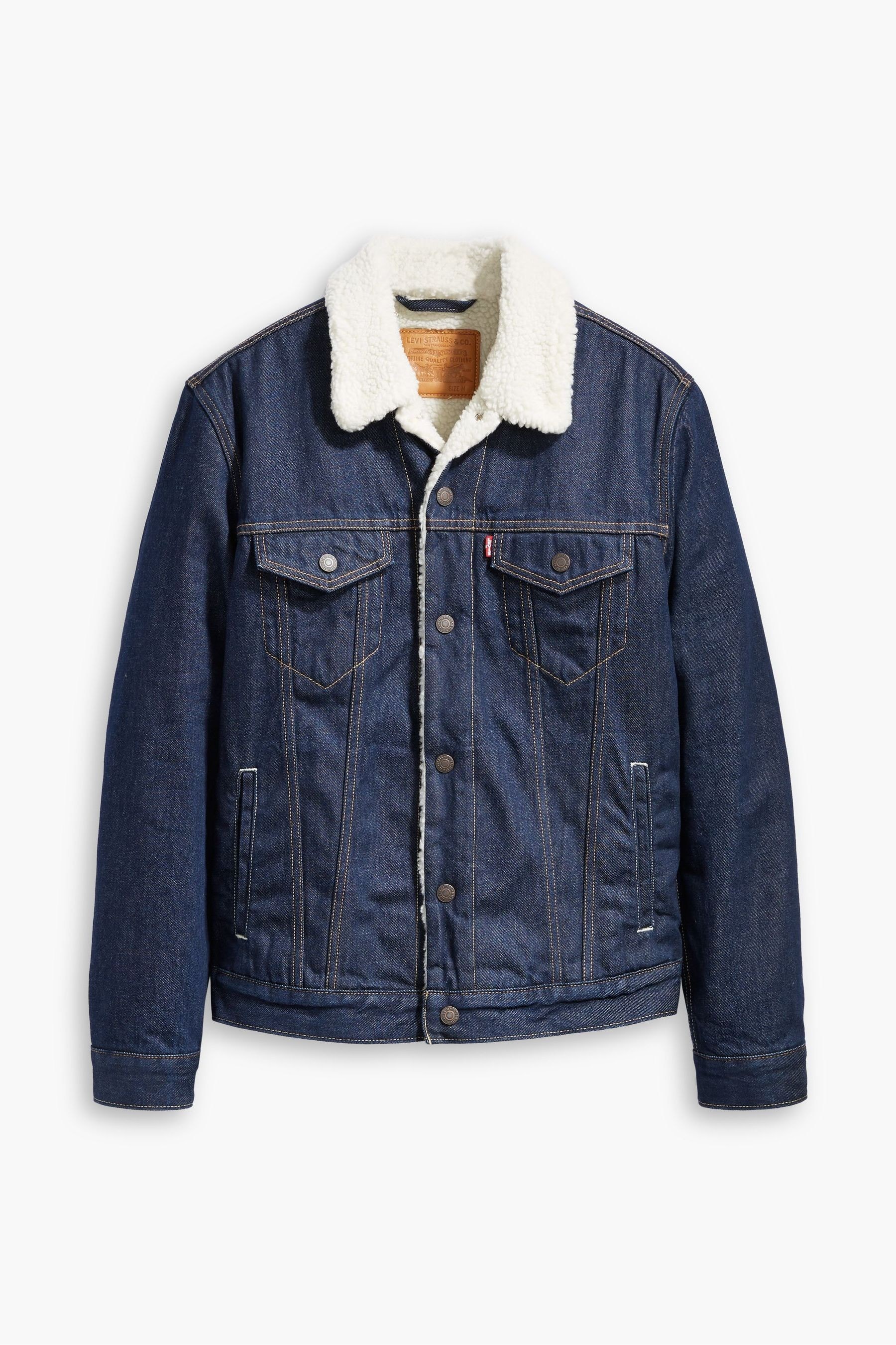 Levi's long sherpa best sale jacket