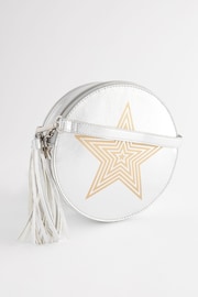 Rockett St George Silver Crossbody Circle Bag - Image 6 of 11