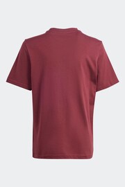 adidas Berry Red Sportswear Table Growth Graphic T-Shirt - Image 2 of 6