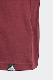 adidas Berry Red Sportswear Table Growth Graphic T-Shirt - Image 5 of 6