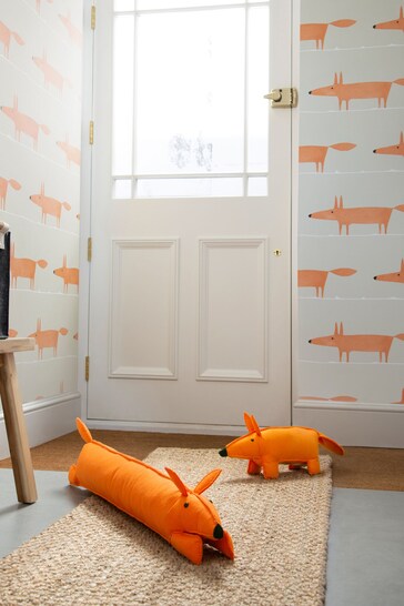 Scion Orange Mr Fox Wallpaper Wallpaper