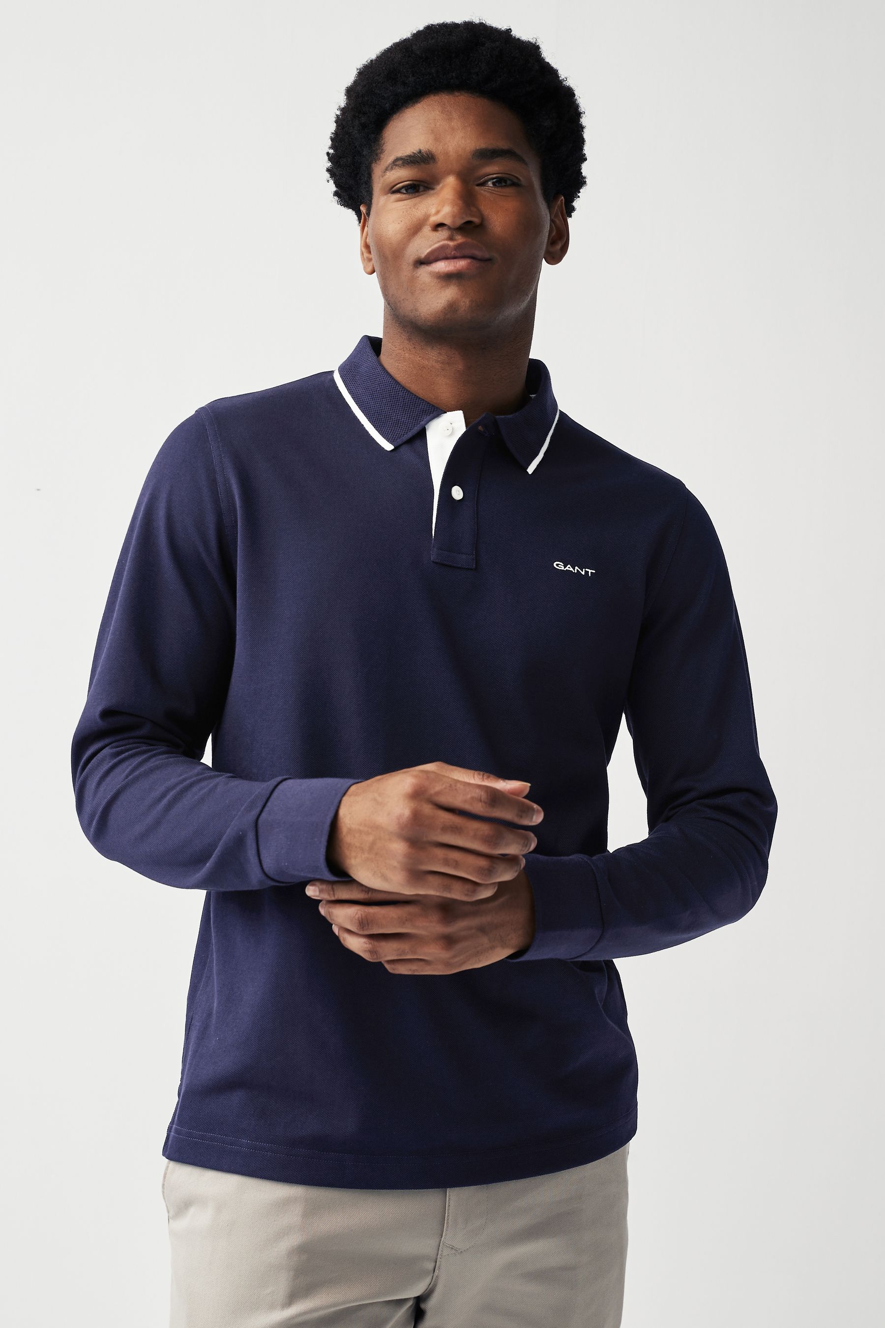 Gant long sleeve polo shop