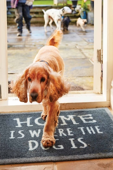 Howler & Scratch Multi Home Slogan Washable Non Slip Doormat