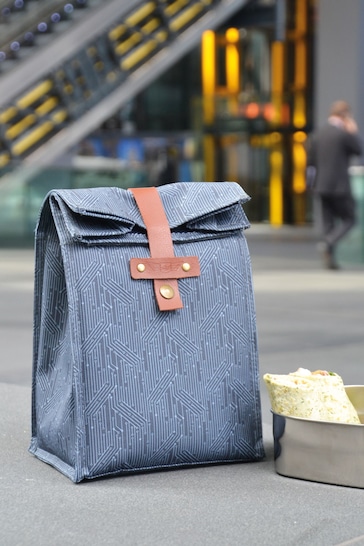 Beau And Elliot Blue Circuit Lunch Bag