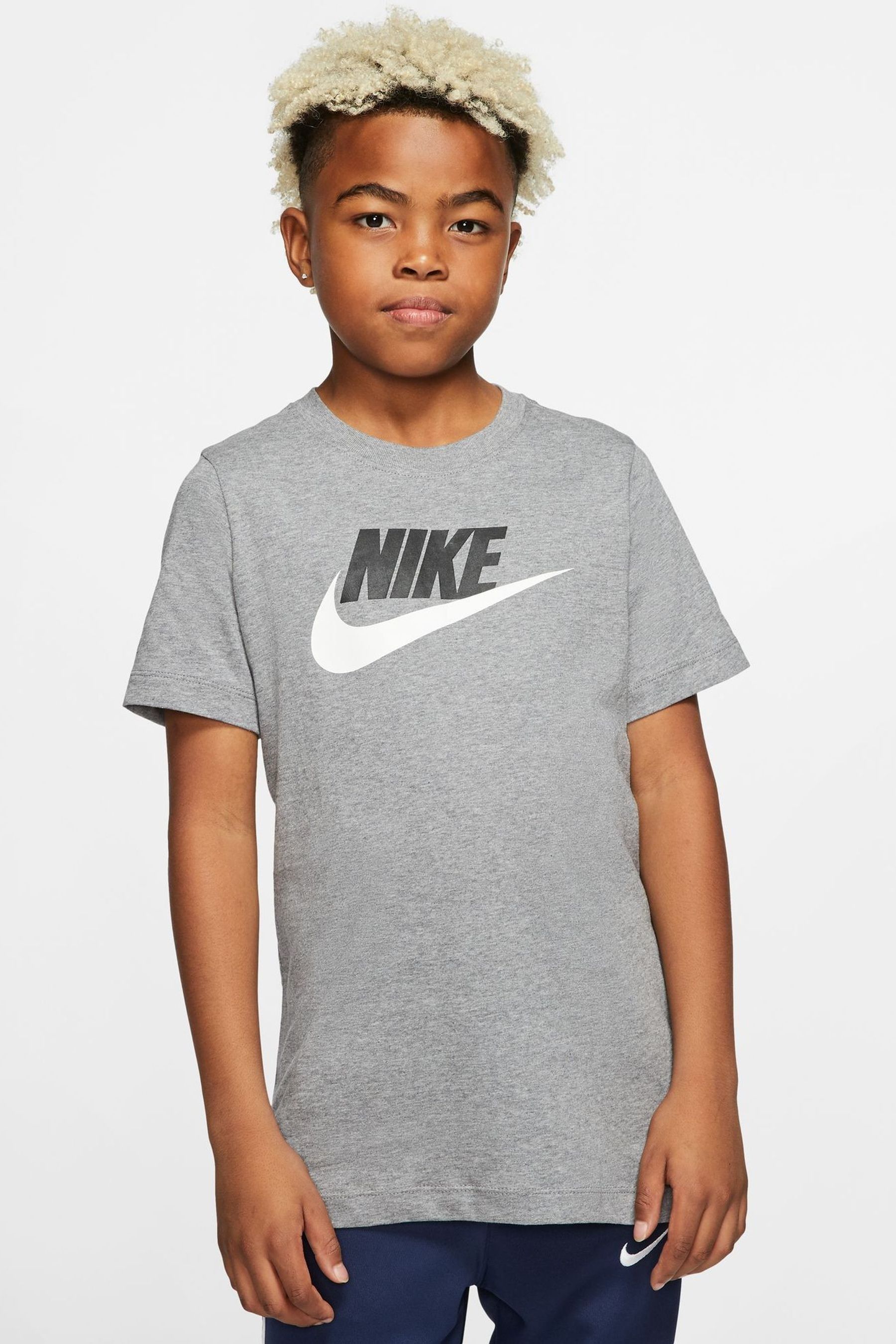 Buy Nike Grey Futura Icon T-Shirt from the Next UK online shop