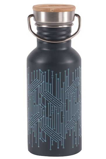 Beau And Elliot Blue Circuit Water Bottle