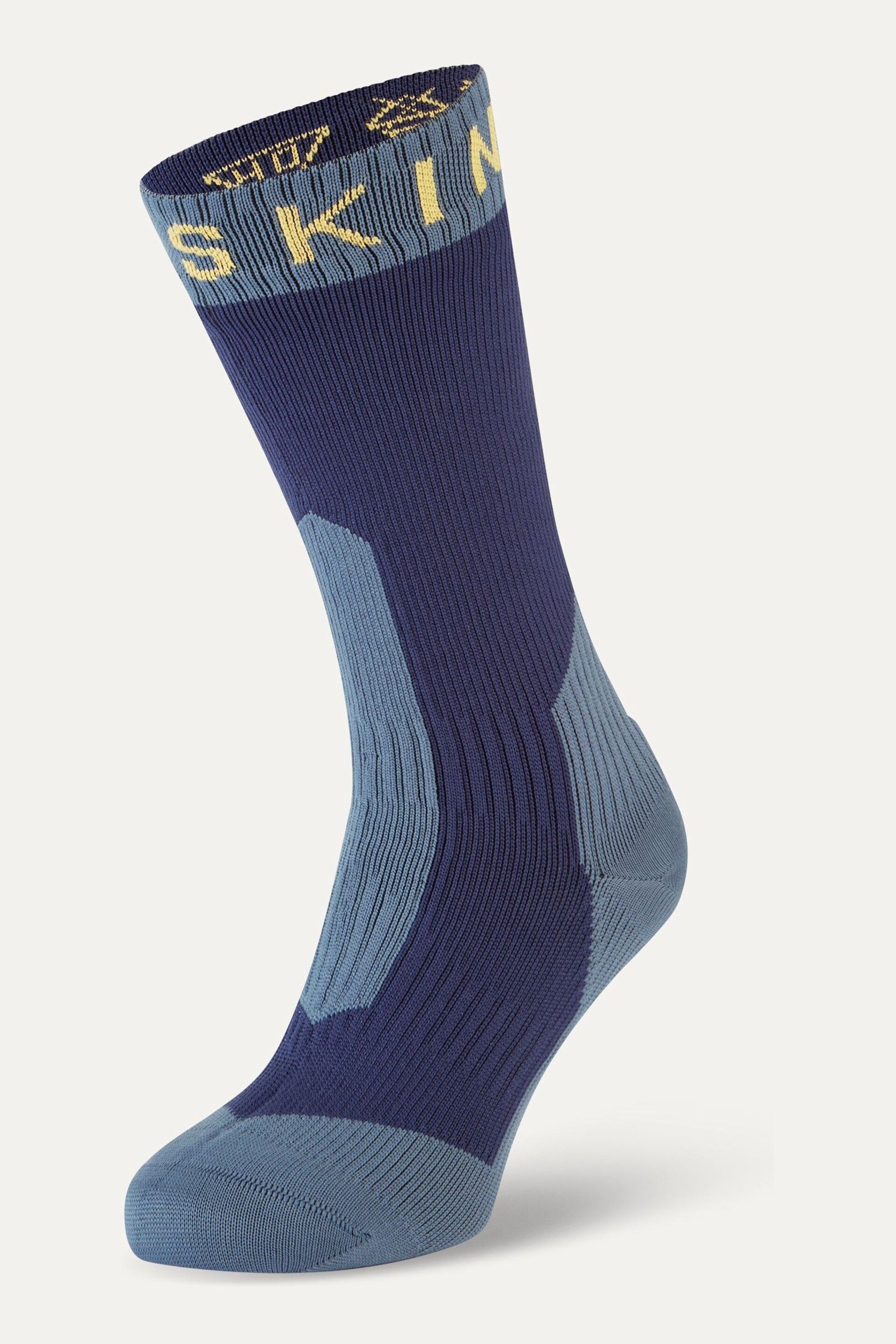 Sealskinz Blue Hoveton Waterproof Sherpa Fleece Socks - Image 1 of 2