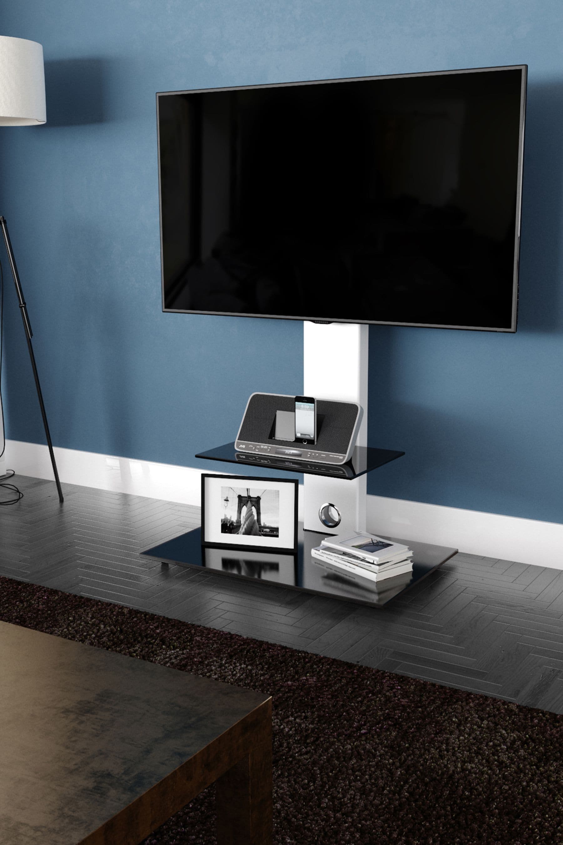 Avf white clearance tv stand