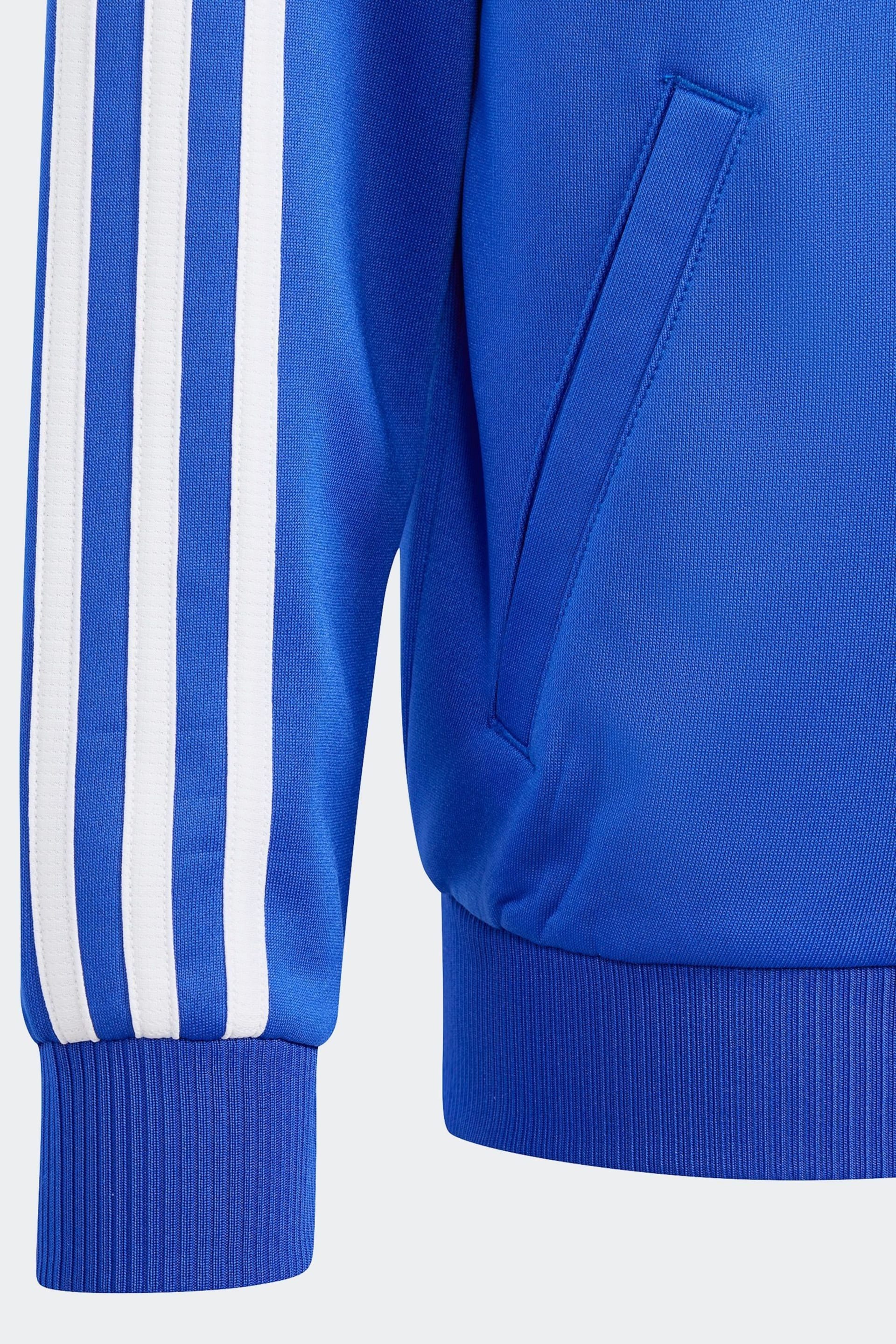 adidas Cornflower Blue Train Essentials AEROREADY 3-Stripes Regular-Fit Full-Zip Jacket - Image 11 of 11