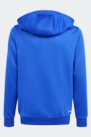 adidas Cornflower Blue Train Essentials AEROREADY 3-Stripes Regular-Fit Full-Zip Jacket - Image 8 of 11