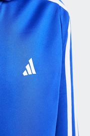 adidas Cornflower Blue Train Essentials AEROREADY 3-Stripes Regular-Fit Full-Zip Jacket - Image 9 of 11