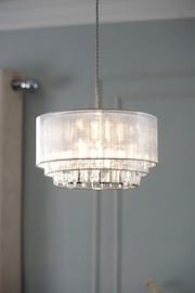 Clear Ella Easy Fit Lamp Shade - Image 1 of 6