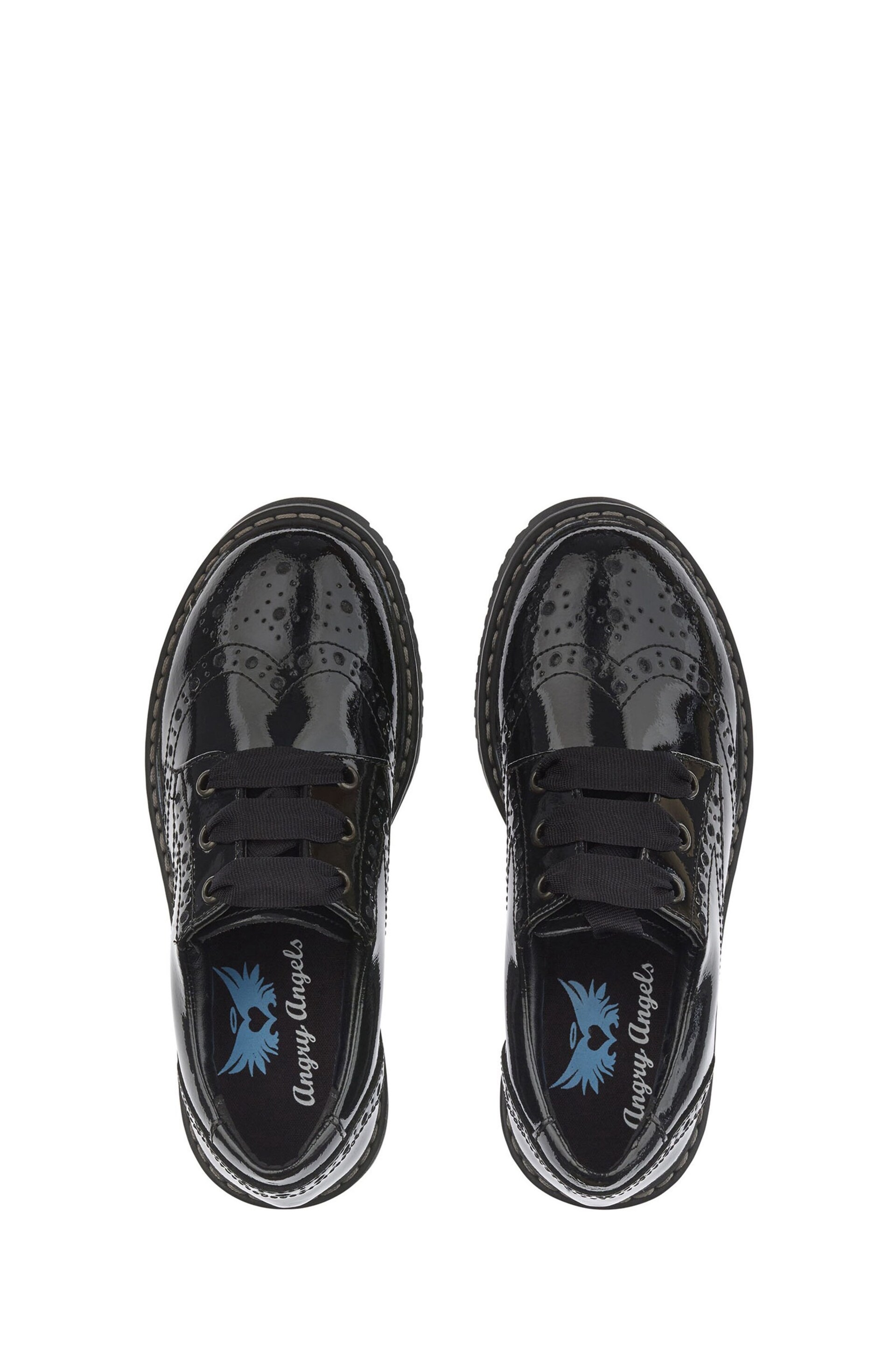 Start-Rite Impulsive Black Patent Leather School Shoes Wide Fit - Image 6 of 9