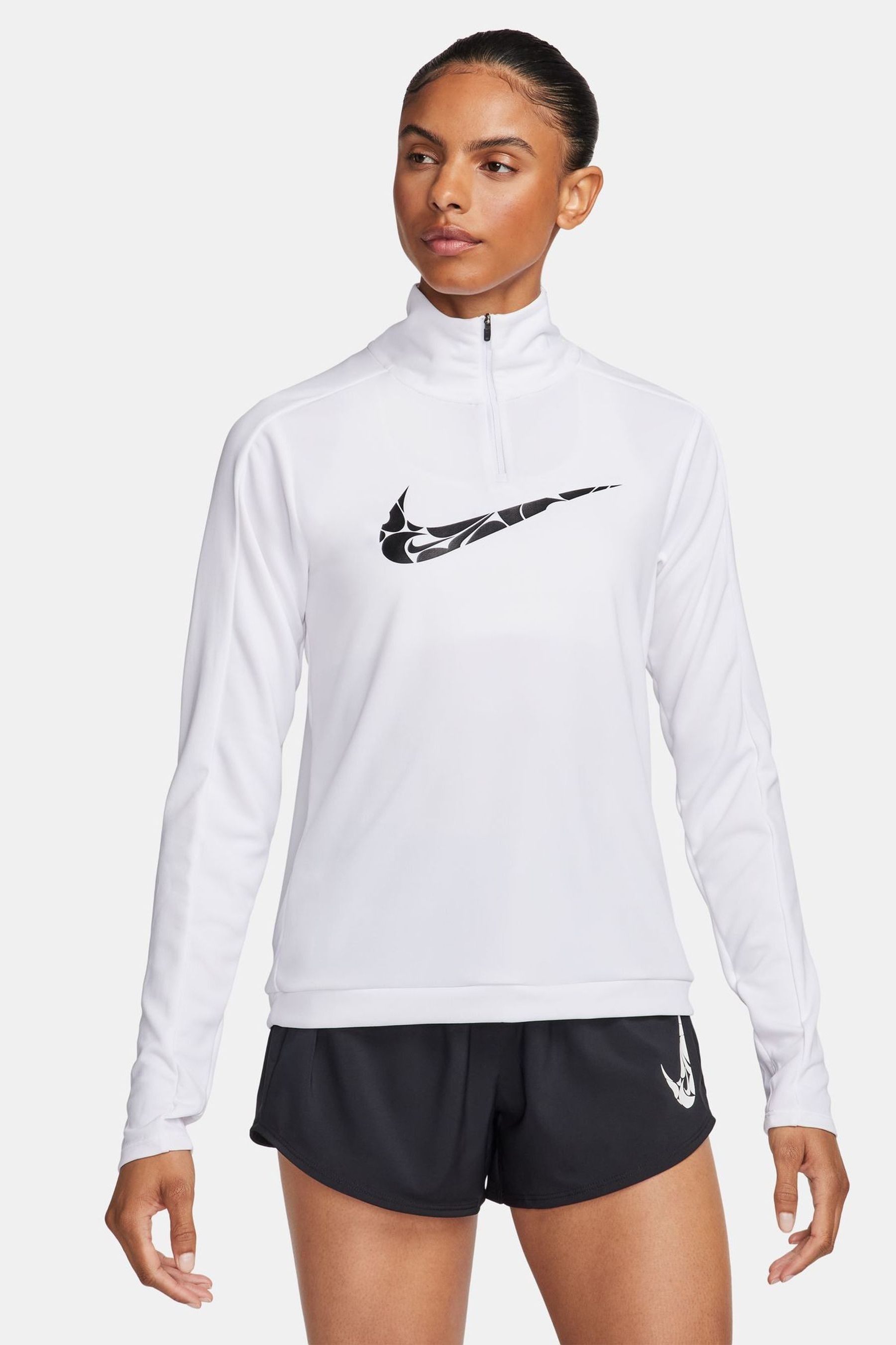 Nike half zip white store