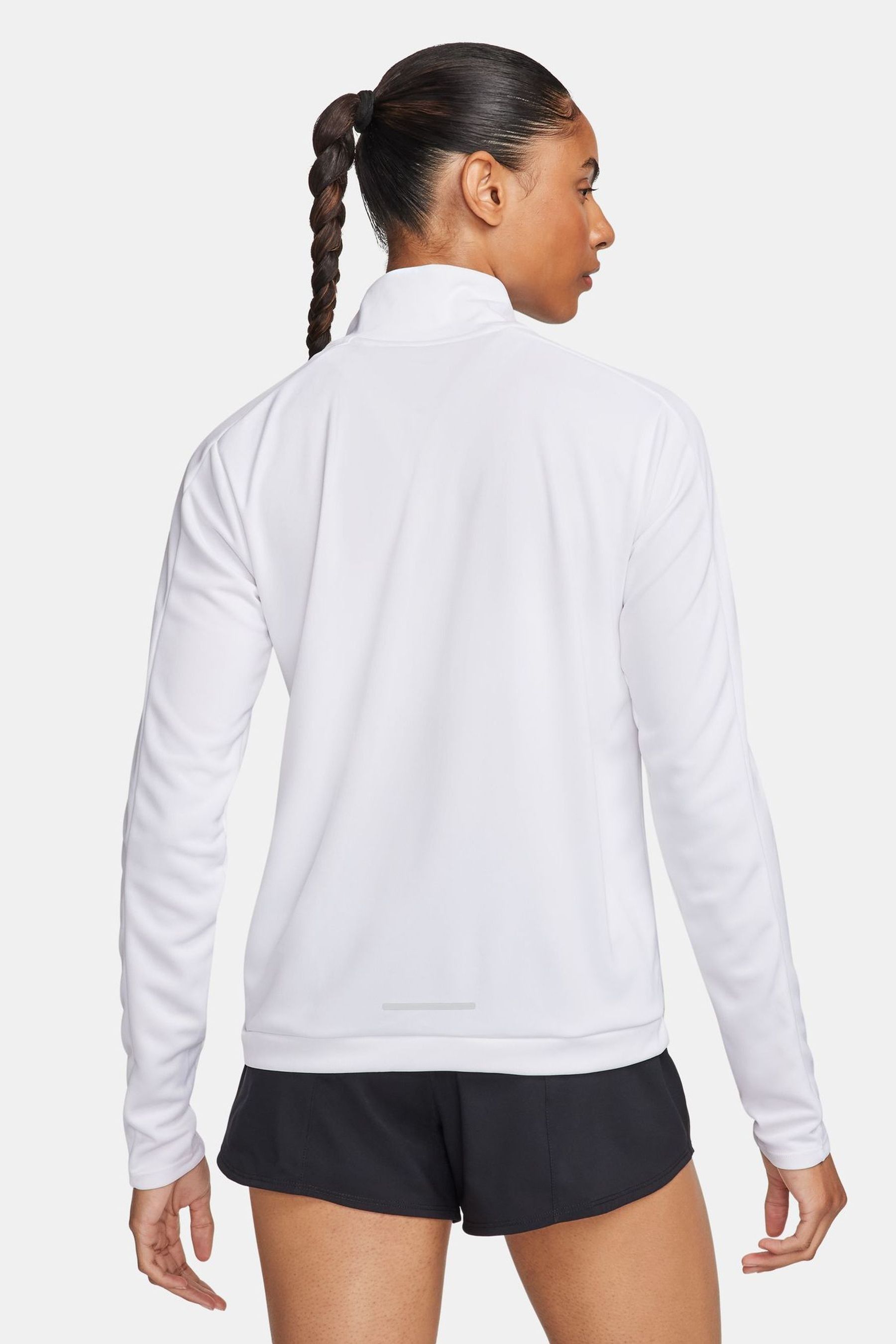 Buy Nike White Swoosh Dri FIT Half Zip Mid Layer from Next Ireland