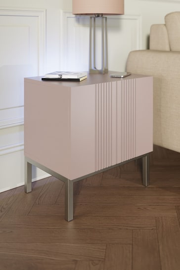 Frank Olsen Mulberry Iona 1 Door Side Table with SMART Features