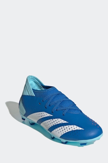 adidas Blue/White Football Blue/White Sport Kids Predator Accuracy.3 Firm Ground Boots