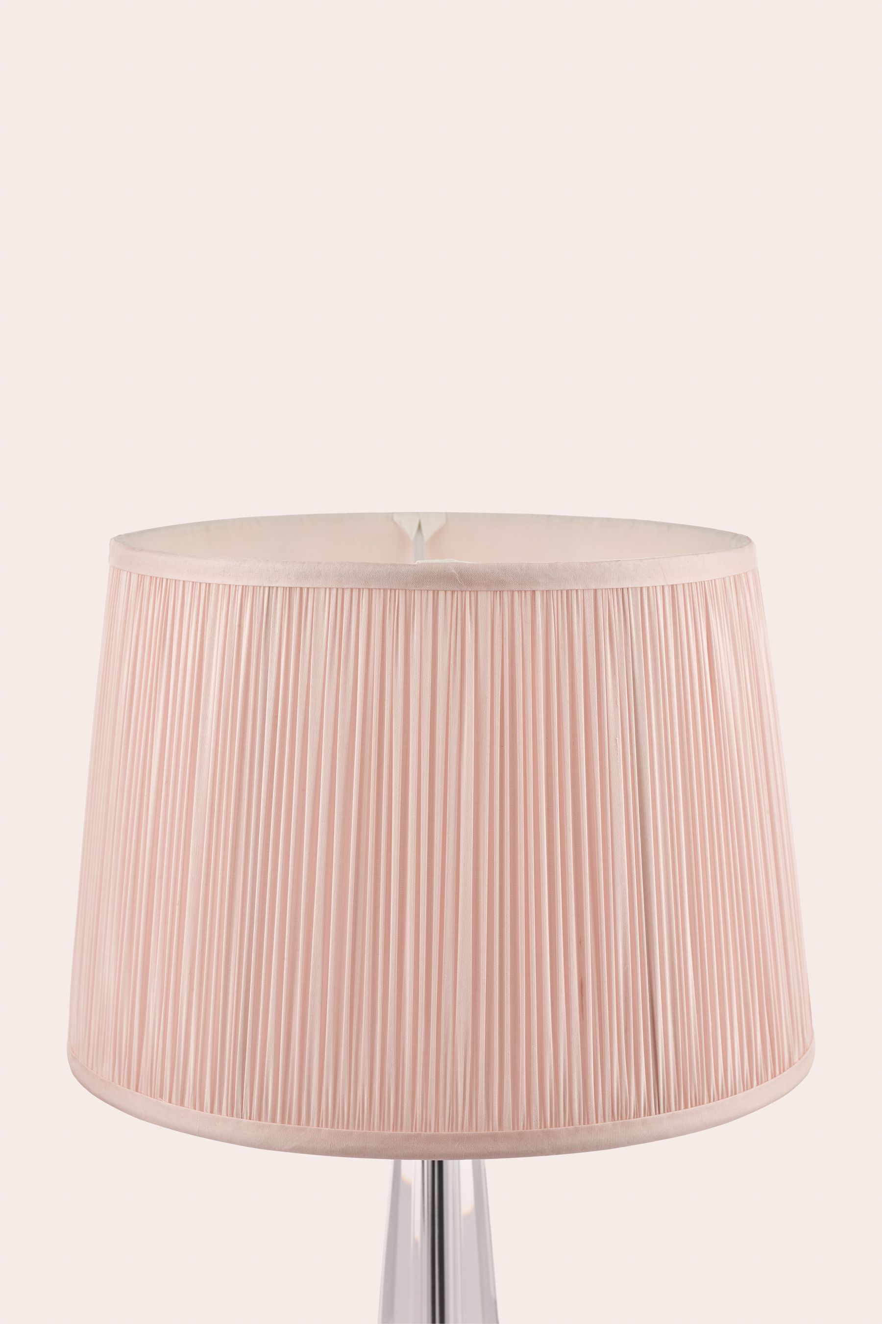 Blush pink bedside lamp hot sale shade