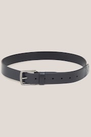 White Stuff Black Smart Leather Belt - Image 1 of 2