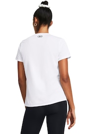 Under Armour White/Black Tech V-Neck T-Shirt - Image 2 of 6