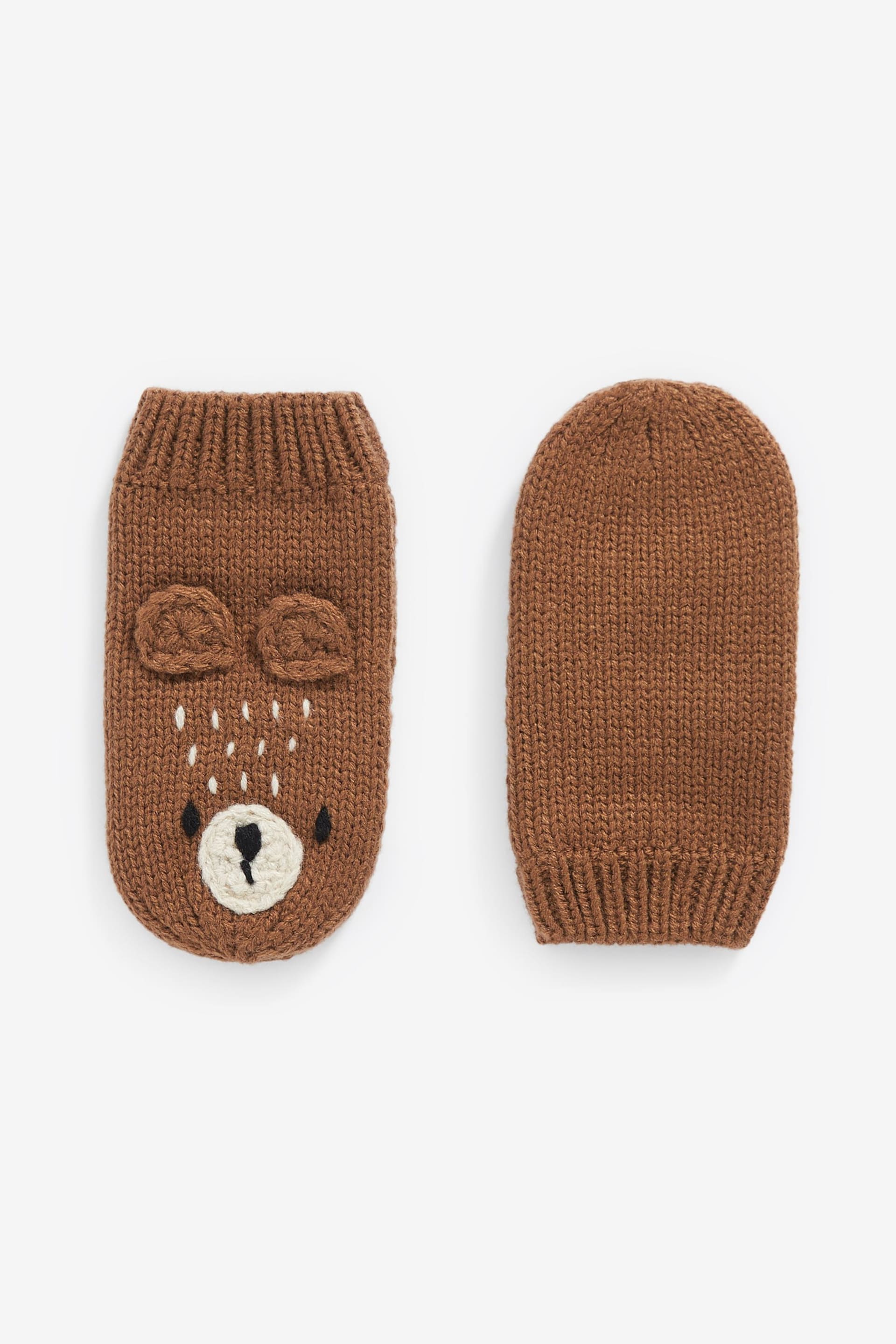 Brown Bear Hat & Mittens Set (3mths-6yrs) - Image 3 of 3